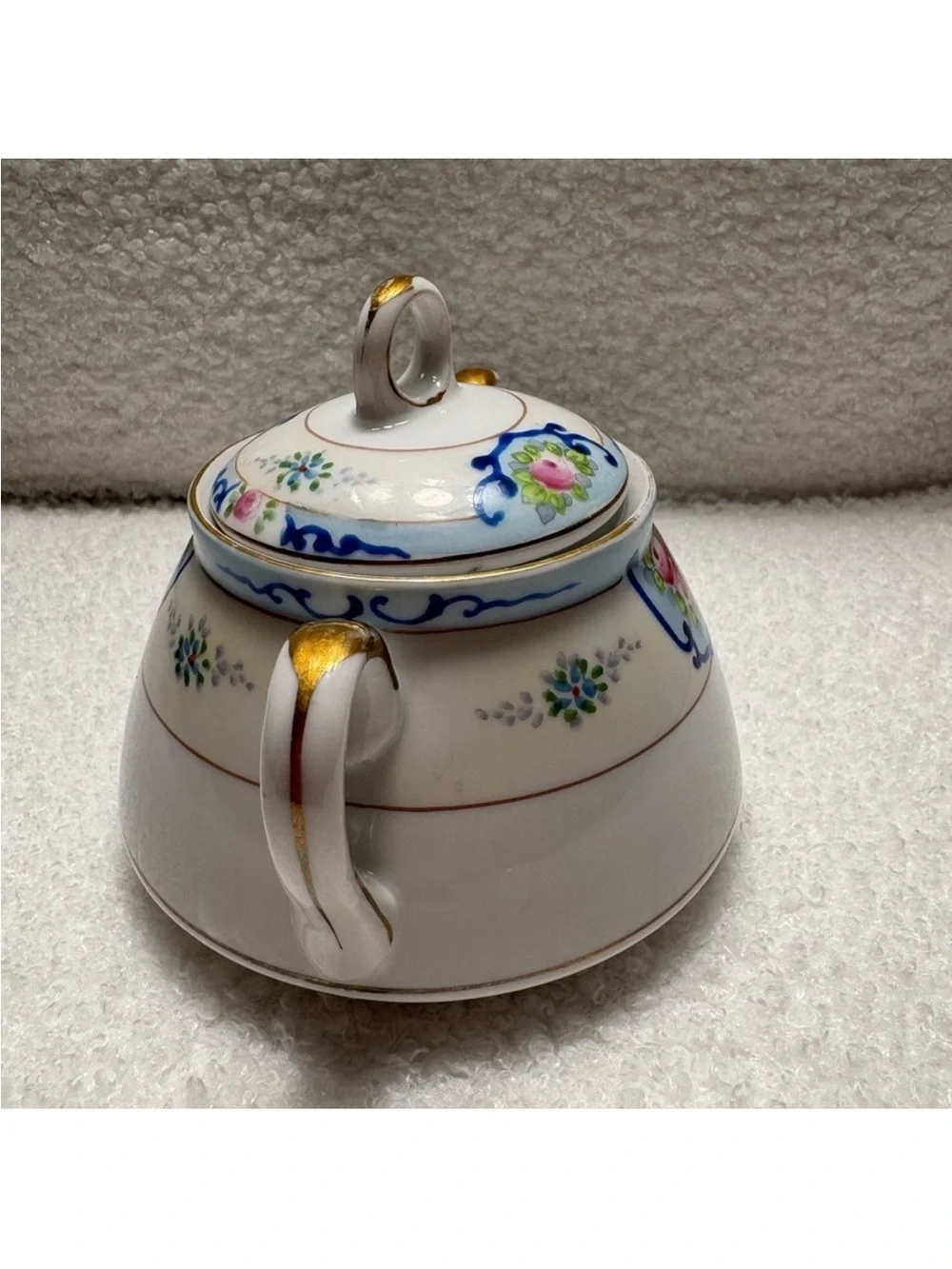 Noritake China by Morimura Brothers Sugar Bowl with Lid